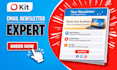 setup convertkit  email sequence convertkit newsletter kit landing page