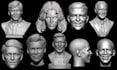 convert 2d image to 3d head bust statues face model obj stl files 3d printing
