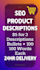 write SEO product descriptions and blog content for your store