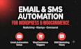 setup wordpress email automation mailchimp omnisend klaviyo email sms automation