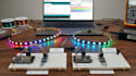 develop esp32, nodemcu and addressable led control systems
