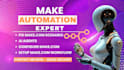 fix make com, made com, setup make com automation, ai voice agent, make expert