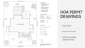 draft hoa permit drawings and city permit blueprints