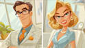 draw cute cartoon character, avatar, mascot
