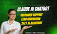 build claude ai chatbot for customer support
