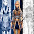 design anime character patterns