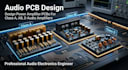 design power amplifier pcbs for class a, ab, d audio amplifiers
