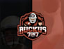 create unique mascot rugby team logo