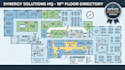 design office map, mall map, store location, business map and city map