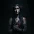 draw a detailed dark art rock gothic illustration