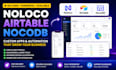 build noloco airtable nocodb CRM internal tools