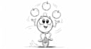 sketch your cartoon character