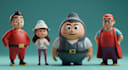 draw amazing cartoon character and scene