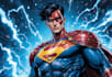 create action packed superhero comic illustrations