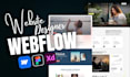 build webflow website, figma to webflow, webflow design, webflow developer