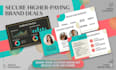 design a professional startup pitch deck and creator media kit