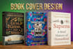 design a minimalist paperback, 3d book and ingramspark cover