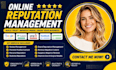 do online reputation management, ORM services to suppress negative link, SEO