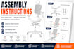 create step by step assembly instructions and instruction manual