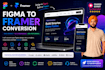 convert your figma design into a modern framer website with animations