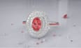 create a vintage minimalist 14k gold diamond rings with gems setting rendering,