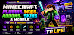 develop custom minecraft plugins, mods, addons, skins, and models for java