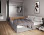 renovate old building to smart home apartment, floorplan design, interior render