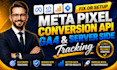 setup metal pixel conversion api ga4 and sever side tracking