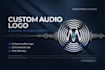 create professional custom audio logo and brand sound identity