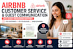 manage your airbnb customer service and guest communication