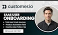 setup customer io onboarding email automation for saas users