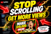 design high CTR finance thumbnails to boost views