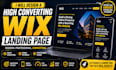 design a high converting wix landing page