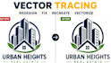 redesign, fix recreate vectorize old or ai company, startup logo, vector tracing