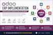 implement odoo erp, develop and customize odoo modules and API integration