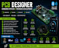 design class d audio amplifier pcb with ble iot control and embedded firmware