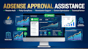 help get domain google adsense approval, audit, optimize and monetize