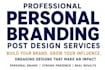 design personal branding posts, linkedin personal branding content