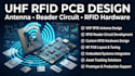 design uhf rfid pcb antenna, reader circuit and rfid hardware