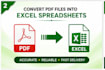 convert PDF to excel with accuracy
