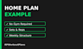 create a custom home workout plan for your goals