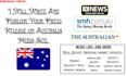 write and publish your press release on australia media site