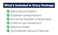 do quickbooks bookkeeping, cleanup and reconciliation