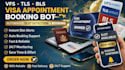 develop booking bot,vfs appointment bot,appointment bot,vfs bot,telegram bot