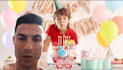 do ronaldo saying happy birthday with photo