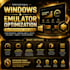 professionally optimize ldplayer, bluestacks, msi, and gameloop