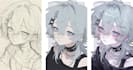 draw a custom anime oc or character headshot portrait