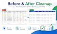 clean, organize, and format your CSV or excel file