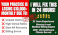 do medical billing, payment posting, denial handling