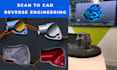 do reverse engineering from stl obj 3d scan to step cad model